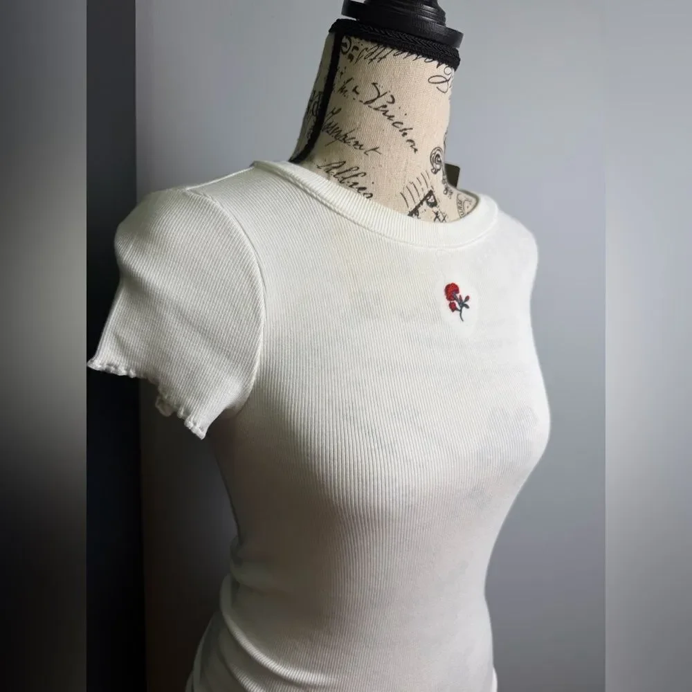 J.Crew Rouje X J.Crew Fleur T-shirt NWT Size XXS